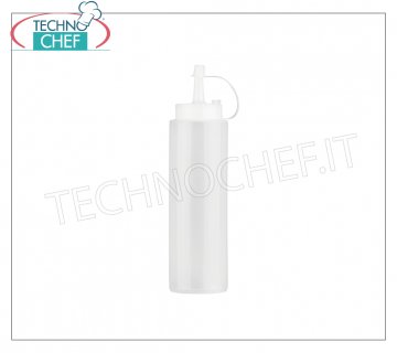 Dosificadores manuales Botella dosificadora de polietileno, apta para lavavajillas, color blanco 240 ml