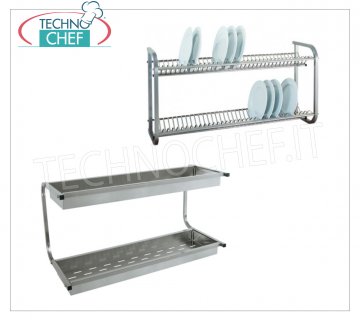 Escurridor de platos - Escurridor de vidrio de acero inoxidable 304 