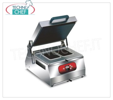 EUROMATIC - Technochef, Máquina de sellado manual para bandejas, Mod.SEAL 400 DIGIT