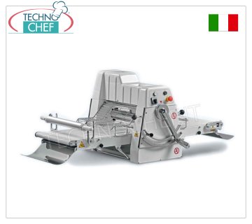 LAMINADORA DE MASA DE HOJALDRE, con CINTAS DE 71x50 cm equipada con recogedor de hojaldre, mod. SF-B500-71