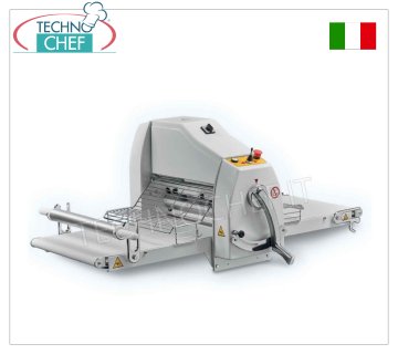 Laminadora de masa profesional con BANDAS de 71x50 cm, mod. SF-B-ECO-71
