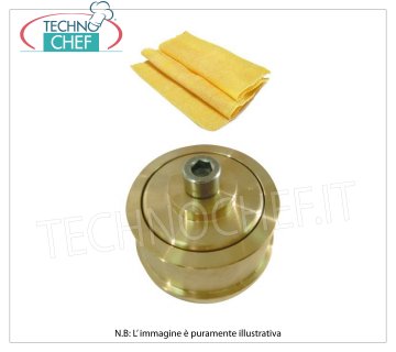 Technochef - Molde de pasta ajustable Troquel de bronce para Puff ajustable