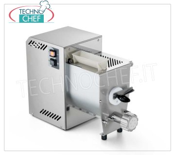 Technochef - MÁQUINA DE PASTA FRESCA EXTRUIDA con TANQUE 2,1 Kg, Profesional, Mod. SINFONIA2 Máquina extruida de pasta fresca para mesa, con bol para 2,1 Kg de masa, producción por hora Kg 4,2, V.230 / 1, Kw.0,37, peso 28 Kg, dim.mm.263x577x407h