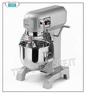 Batidora planetaria con cuba de acero inoxidable de 20 lt, dim.mm 420x560x770h