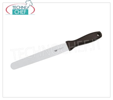 PADERNO - Cuchillo de repostería de acero inoxidable 26 cm, Mod.23367 Espátula de repostería en acero inoxidable con mango de polipropileno, 26 cm.