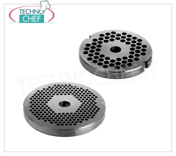 MOLDURA PERFORADA DE ACERO INOXIDABLE 304 para PICADORA DE CARNE Tipo 12 Molde 'TYPE 12' en acero inoxidable con orificios de 6 mm de diámetro, para picadora de carne profesional FIMAR Mod.12