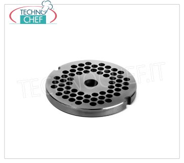 Molde de acero inoxidable con agujeros de Ø 4,5 mm para picadora tipo 22