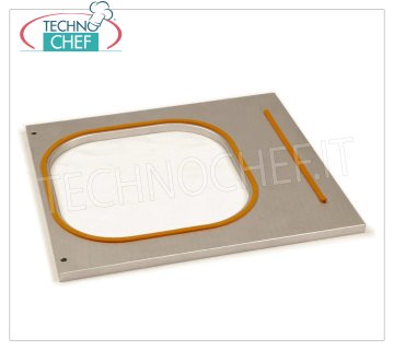 MOLDE PLANO Q para SELLADORA MANUAL Molde placa Q para termoselladora manual, dimensiones 180x180 mm, peso 1 kg.