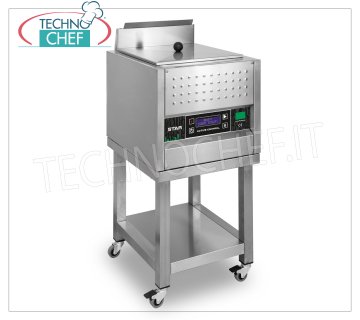 Technochef - SECADORA DE CUBIERTOS SEMIAUTOMÁTICOS, productividad máxima de 40 cubiertos por ciclo, MOD.STAR CUBIERTA SEMIAUTOMÁTICA SECADOR BRILLANTE en soporte con ruedas, para CUBIERTOS y UTENSILIOS PEQUEÑOS, RENDIMIENTO 40 cubiertos por ciclo de 50 segundos, CARGA y EXTRACCIÓN del cesto de cubiertos MANUAL, V.230 / 1, Kw.0,75, dimensiones mm 440x480x940h