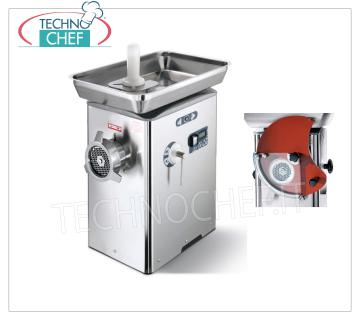 Technochef - MOLINO DE CARNE REFRIGERADO, con BOCA 32, mod. TC32 BARCELONAICE PICADORA DE CARNE REFRIGERADA, de 32 BOCAS, marca SIRMAN, SISTEMA DE ENFRIAMIENTO TERMOELÉCTRICO en cuello y boca, RENDIMIENTO 500 Kg/h, versión con predisposición MÁQUINA DE HAMBURGO, Profesional, Industrial, V.230/1, Kw.1,84, Peso 48 Kg , dim.mm.355x500x580h