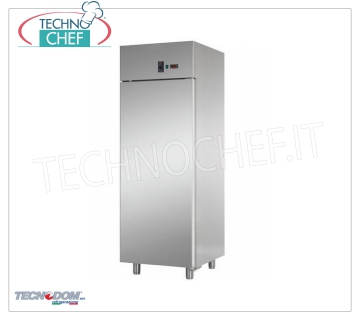 TECNODOM - PASTELERÍA Frigorífico, 1 Puerta, 700 l, Ventilado, Temp.0°+10°C., para bandejas de 60x40 cm, mod. AF07EKOMTNPS PASTELERÍA Armario Frigorífico 1 puerta, Ventilado, Temp.0°+10°C. , capacidad lt.700, Preparado para bandejas mm 600x400, V.230/1, Kw.0,385, Peso 120 Kg, dim.mm.710x800x2030h