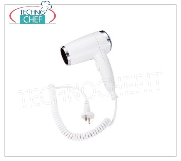 Technochef - SECADOR DE CAJONES - 1600W Secador de cajones, cuerpo ABS blanco, 3 configuraciones de velocidad, bajo nivel de ruido, V.230 / 1, Watt 1600, dimensiones 180x80x230h mm