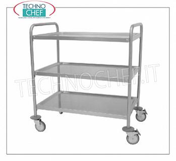 Carros de servicio de acero inoxidable