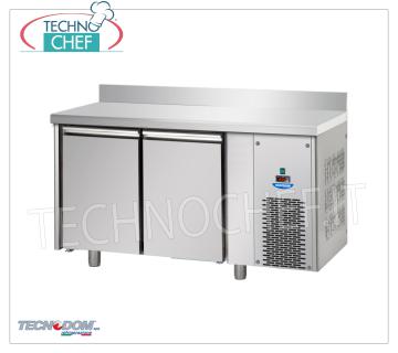 TECNODOM - CONGELADOR/MESA CONGELADOR 2 puertas con Backsplash, lt.310 CONGELADOR/MESA CONGELADOR 2 PUERTAS con UPSSTAND, marca TECNODOM, capacidad lt.310, temperatura de funcionamiento -18°/-22°C, refrigeración ventilada, Gastro-Norm 1/1, V.230/1, Kw.0,655, Peso 100 Kg, dim.mm.1420x715x950h