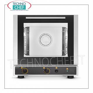 Tecnoeka - HORNO ELÉCTRICO DE CONVECCIÓN 4 bandejas 429x345 mm, con humedad, profesional, mod. EKF423U HORNO DE CONVENCIÓN ELÉCTRICO Ventilado con HUMIDIFICADOR, cámara de cocción para 4 BANDEJAS de 429x345 mm, CONTROLES ELECTROMECÁNICOS, V.230 / 1, Kw.2.8, Peso 34 Kg, dimensiones exteriores mm.590x695x590h