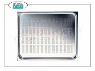 aluminio Bandeja de horno bandeja de horno de aluminio perforado, dim.mm.435x345x10h