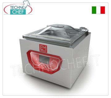 Máquina de vacío de campana profesional, cámara de 360 ​​x 400 x 190 mm, barra de sellado de 350 mm, bomba de vacío de 10 m³/h