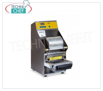 TECHNOCHEF - Termoselladora semiautomática para bandejas, Mod.TSS101-R