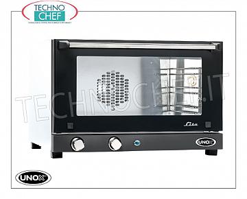 UNOX - Horno eléctrico de convección, mod. XF013 LISA, 3 bandejas 46 x 33 cm HORNO ELÉCTRICO DE CONVENCIÓN Línea UNOX-MICRO, Mod. LISA para GASTRONOMÍA y PASTELERÍA, capacidad 3 BANDEJAS de mm. 460x330, versión con MANDOS MANUALES, V.230 / 1, Kw. 2,7, Peso 20 Kg, dim.mm. 600x587x402h