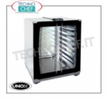 UNOX - PROOFER con CONTROLES MANUALES, 2 Puertas de Vidrio, 8 BANDEJAS 600x400 mm de capacidad ESTUFA para HORNOS Mod. XFT190 - XFT193 - XFT180 - XFTT183 - XFT043, versión con MANDOS MANUALES, 2 Puertas de Cristal, capacidad 8 BANDEJAS de mm 600x400, V.230/1, Kw 1,2, Peso 37 Kg, dim.mm 800x713x757h