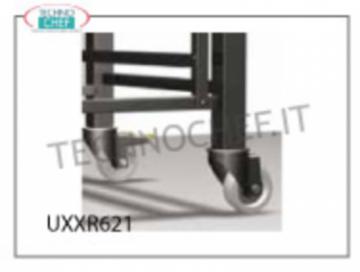 KIT DE 4 RUEDAS, 2 de ellas con freno, mod. XR621