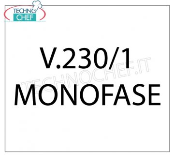 Versión con alimentación monofásica V. 230/1 Versión con alimentación monofásica V.230/1, para laminadoras.