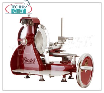 Berkel - CORTADORA VOLANTE Mod.B2, hoja Ø 265 mm, Cortadora manual de volante, marca BERKEL, color rojo, con diámetro de hoja mm 265, peso 33, dim.mm.680x530x540h