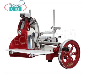 BERKEL - Cortadora volante motor mod P15, hoja Ø 285 mm, Cortadora de volante manual profesional, color rojo, con diámetro de hoja 285 mm, peso 60, dim.mm.720x600x570h