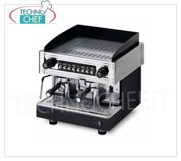 WEGA - Cafeteras Espresso 2 GRUPOS, Profesional para Bares, Línea ORION GOLD, Mod. EVD2COG Cafetera Espresso Profesional para Barras, Automática, Compacta, 2 grupos, Orion Gold Line, Marca WEGA, Versión compacta, Caldera 7 lt., 2 lanzas de vapor, 1 toma de agua caliente, V.230/3-400/3+N , Kw.2,9/3,1, Peso 80 Kg, dim.mm.510x545x515h